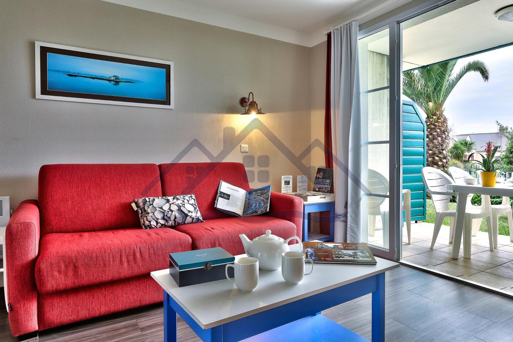 Localise - A06 - Entierement De Plain-Pied Avec Petite Vue Mer - Donnant Sur La Piscine Et Le Jardin - Wifi Inclus - Draps Inclus - Guilvinec Extérieur photo